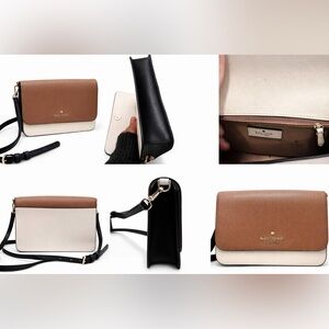 NWOT Kate Spade Two Tone Saffiano Leather Crossbody